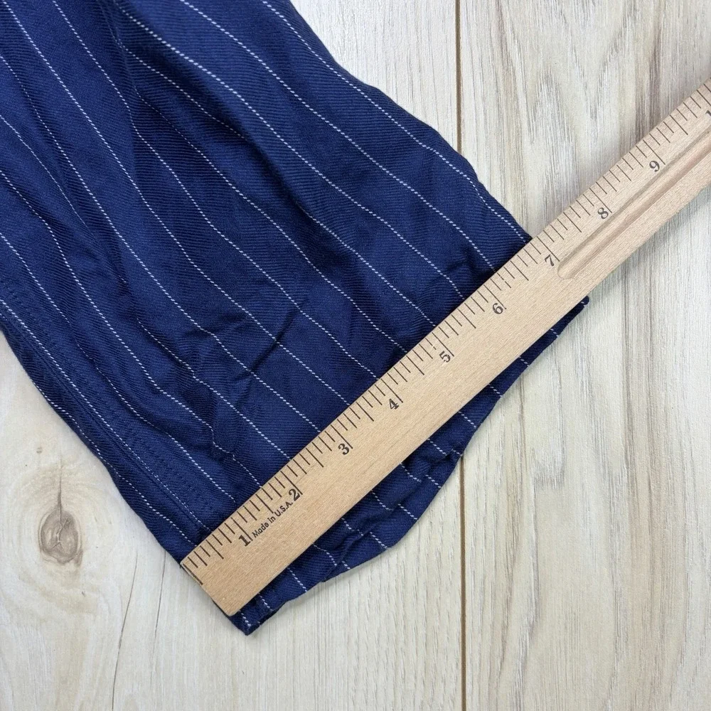 Polo Ralph Lauren Linen Pinstripe Prepster Classic Fit Twill Pants Mens Large